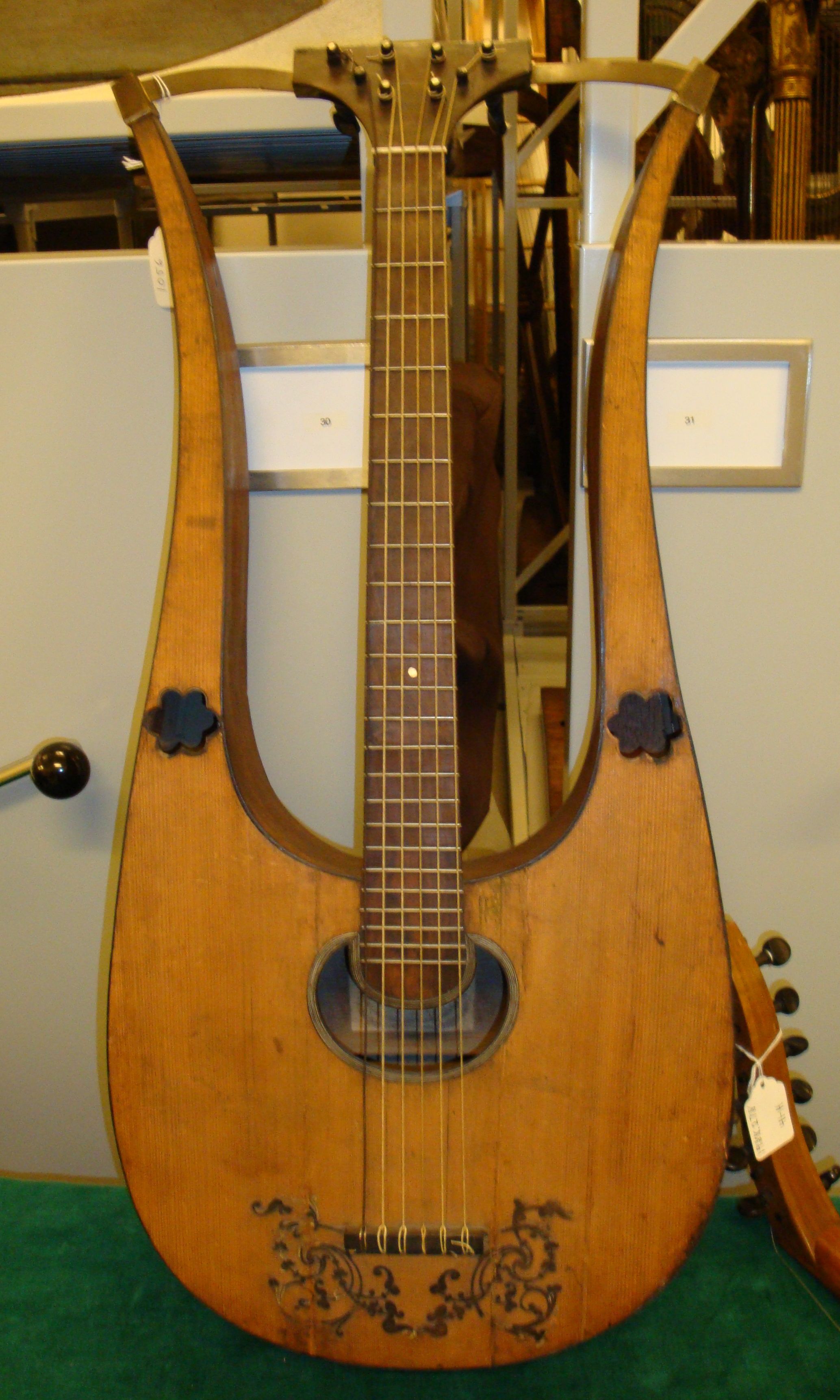 Gennaro Fabricatore Lyre Guitar Italian The Met